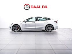 Vit Begagnad 2022 Tesla Model 3 Performance Sedan | 369 700 kr (Marknadspris)