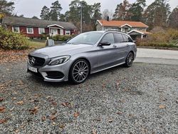 Silver Begagnad 2016 Mercedes C200 AMG line Kombi | 190 000 kr (Marknadspris)