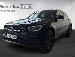 Svart (black) Begagnad 2020 Mercedes GLC300e AMG line SUV | 409 000 kr (Dyr)