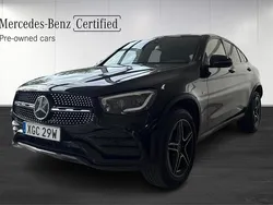 Svart (black) Begagnad 2020 Mercedes GLC300e AMG line SUV | 429 900 kr (Dyr)