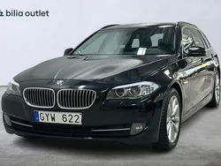 Svart Begagnad 2012 BMW 520 Kombi | 74 900 kr (Marknadspris)