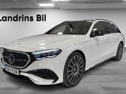 Vit Begagnad 2023 Mercedes E220 AMG Line Premium Plus Kombi | 689 000 kr