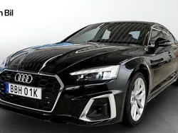 Mytsvart metallic Begagnad 2021 Audi A5 Sportback S-Line | 419 000 kr