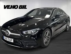 Svart Begagnad 2022 Mercedes CLA200 Advanced Plus Sportkupé | 359 000 kr (Marknadspris)