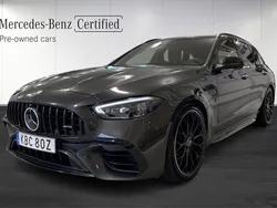 Grå (grey) Begagnad 2023 Mercedes C63 S E Performance AMG Kombi | 1 099 000 kr