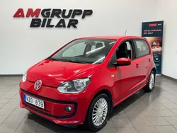 Röd Begagnad 2013 VW up! high up! Halvkombi | 39 900 kr (Marknadspris)