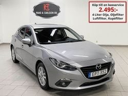 Grå Begagnad 2014 Mazda 3 Inclusive Halvkombi | 119 000 kr (Lite dyr)