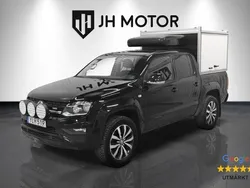 Svart Begagnad 2018 VW Amarok Pickup | 349 900 kr (Superpris)