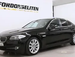 Svart Begagnad 2010 BMW 520 Shadowline Sedan | 139 900 kr (Marknadspris)