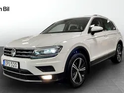 Vit Begagnad 2018 VW Tiguan Highline SUV | 249 000 kr (Marknadspris)