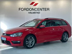 Röd Begagnad 2014 VW Golf VII R-line Kombi | 119 900 kr (Lite dyr)