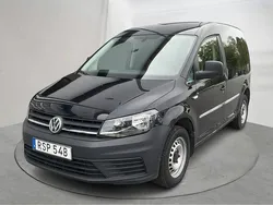 Svart Begagnad 2019 VW Caddy Minibuss | 120 000 kr (Bra pris)