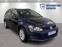 Mörkblå (blå) Begagnad 2017 VW Golf VII Kombi | 109 000 kr (Marknadspris)