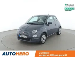 Grå Begagnad 2018 Fiat 500 Lounge Halvkombi | 112 000 kr (Marknadspris)