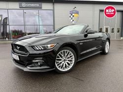 Svart Begagnad 2017 Ford Mustang GT Convertible Cab | 429 900 kr (Bra pris)
