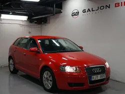 Röd Begagnad 2008 Audi A3 Sportback Proline Halvkombi | 48 000 kr (Marknadspris)