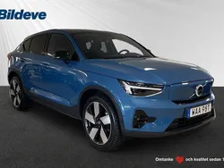 Blå Begagnad 2022 Volvo EC40 Ultimate SUV | 444 900 kr (Marknadspris)