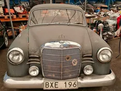 Grå Begagnad 1960 Mercedes 190 Sedan | 99 900 kr