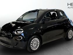 Svart (black) Begagnad 2023 Fiat 500e Halvkombi | 449 900 kr