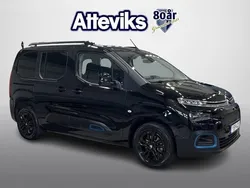 Svart Begagnad 2023 Citroën e-Berlingo Shine Minibuss | 249 900 kr (Bra pris)