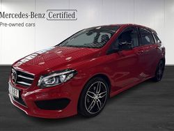 Svart Begagnad 2016 Mercedes B180 AMG Minibuss | 184 900 kr (Lite dyr)