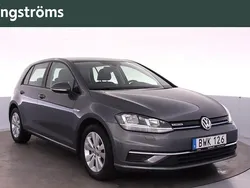 Mörkgrå (indium grey metallic) Begagnad 2018 VW Golf VII Halvkombi | 139 000 kr (Marknadspris)
