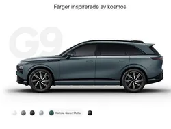Ny 2025 XPENG G9 AWD Performance SUV | 849 900 kr (Marknadspris)