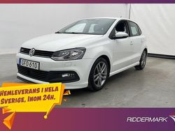 Vit Begagnad 2017 VW Polo R-line Halvkombi | 149 800 kr (Lite dyr)