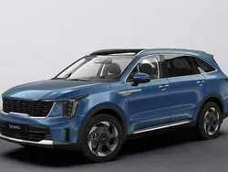 Blå Ny 2025 Kia Sorento Advance SUV | 593 056 kr (Bra pris)