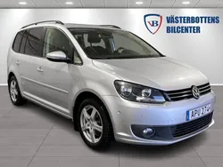 Silver Begagnad 2014 VW Touran Minibuss | 94 900 kr (Marknadspris)