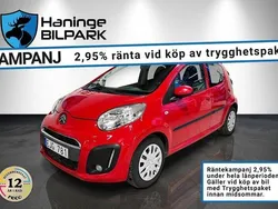 Röd Begagnad 2012 Citroën C1 Halvkombi | 39 900 kr (Marknadspris)
