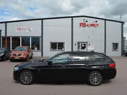 Svart Begagnad 2018 BMW 520 Sport Line Kombi | 219 000 kr (Marknadspris)