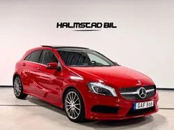 Röd Begagnad 2015 Mercedes A180 AMG line Halvkombi | 139 500 kr (Marknadspris)