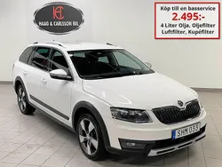 Vit Begagnad 2016 Skoda Octavia Scout Kombi | 199 000 kr (Lite dyr)