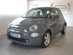 Grå Begagnad 2018 Fiat 500 Lounge Halvkombi | 107 000 kr (Marknadspris)