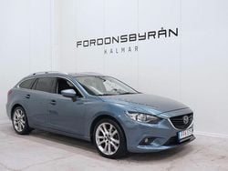Blå Begagnad 2014 Mazda 6 Kombi | 74 800 kr (Marknadspris)