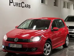 Röd Begagnad 2012 VW Golf VII Design Halvkombi | 84 900 kr (Marknadspris)