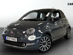 Grå (grey) Begagnad 2021 Fiat 500 Dolcevita Halvkombi | 139 900 kr (Marknadspris)