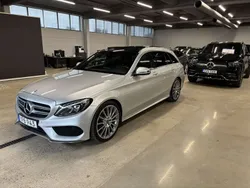Silver Begagnad 2017 Mercedes C220 AMG line Kombi | 239 900 kr (Dyr)
