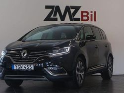 Svart Begagnad 2016 Renault Espace Minibuss | 163 900 kr (Marknadspris)