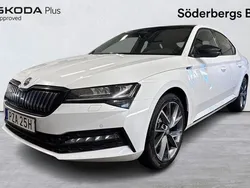Vit Begagnad 2020 Skoda Superb SportLine Sedan | 269 500 kr (Marknadspris)