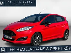 Röd Begagnad 2016 Ford Fiesta ST-Line Halvkombi | 89 900 kr (Marknadspris)