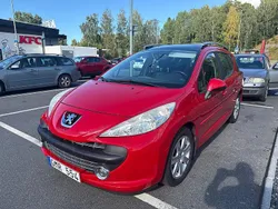 Röd Begagnad 2007 Peugeot 207 Kombi | 29 900 kr (Marknadspris)