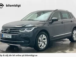 Grå Begagnad 2022 VW Tiguan Elegance SUV | 279 900 kr (Superpris)