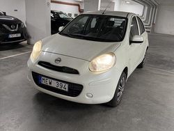 Vit Begagnad 2013 Nissan Micra Halvkombi | 34 000 kr (Bra pris)
