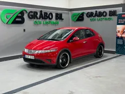 Röd Begagnad 2008 Honda Civic Sport Halvkombi | 49 900 kr (Marknadspris)