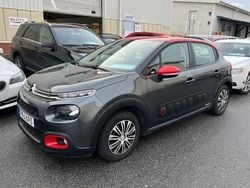 Grå Begagnad 2017 Citroën C3 PureTech Halvkombi | 109 900 kr (Marknadspris)