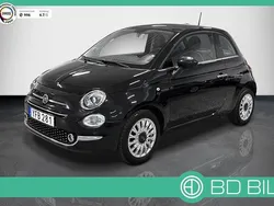 Svart Begagnad 2016 Fiat 500 Lounge Halvkombi | 93 700 kr (Marknadspris)