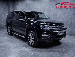 Svart Begagnad 2017 VW Amarok Aventura Pickup | 224 800 kr (Marknadspris)