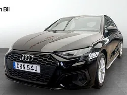 Svart Begagnad 2022 Audi A3 Sportback Proline Halvkombi | 254 000 kr (Lite dyr)